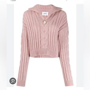 Nanushka ERIA CABLE-KNIT SWEATER XS NWOT